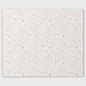 サンゴ紙吹雪水彩網点ラッピング紙 ラッピングペーパー (フラット)
