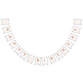 サンゴ紙吹雪水彩網点群旗 バンティングフラッグ