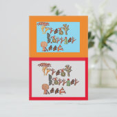 サンゴ素晴らしのバリアリーフ サンキューカード (スタンド正面)