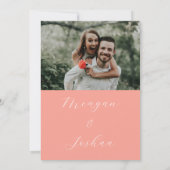 サンゴ結婚の写真 セーブザデート (裏面)