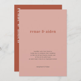 サンゴ結婚式招待状ラスト結婚式招待状 招待状