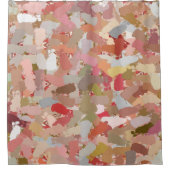 サンゴ絵を描(ばちゃばちゃ)跳ねるシャワーカーテン シャワーカーテン (正面)