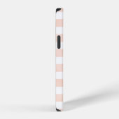 サンゴ色とアクアのカドゥケウス ナース iPhoneケース (右側面)