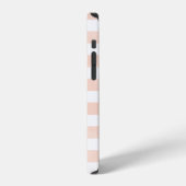サンゴ色とアクアのカドゥケウス ナース iPhoneケース (左側面)