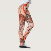 サンゴ色のフラインゴ レギンス (右)