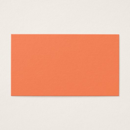 サンゴ色のプロフィールカード (正面)