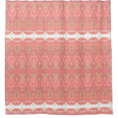 サンゴ花シャワーカーテン シャワーカーテン (正面)