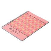 サンゴ花スパイラルオフィスノート ノートブック (左側)