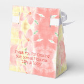 サンゴ花結婚の フェイバーボックス (裏面サイド)