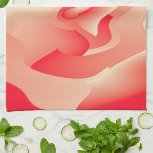 サンゴ花 キッチンタオル (折り畳み)