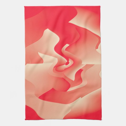 サンゴ花 キッチンタオル (縦)