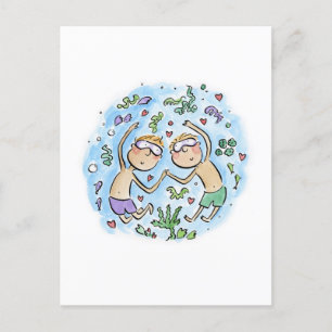 サンゴ記念日 ポストカード