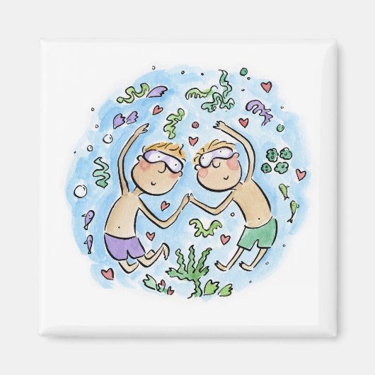 サンゴ記念日 マグネット (正面)