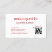 サンゴ赤面ピンクシャイニー金ゴールド大理石アートパターン 名刺 (裏面)