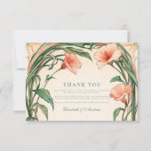 サンゴ開花結婚ズ サンキューカード (正面)