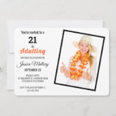 サンゴ21と姦淫21歳の誕生日パーティー 招待状 (正面)