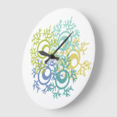 サンゴ ラージ壁時計 (傾斜)