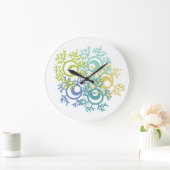 サンゴ ラージ壁時計 (ホーム)