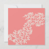 サンゴ（紋章の）フラ・ダ・リ結婚ズ 招待状 (裏面)