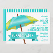 サンサクールマーパーティの招待状 招待状 (正面/裏面)