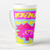 サンサニー輝くブライト色 カフェラテマグ (左アングル)