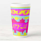 サンサニー輝くブライト色 カフェラテマグ (正面)