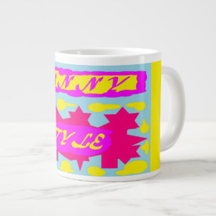 サンサニー輝くブライト色 ジャンボコーヒーマグカップ