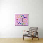 サンサルテイションヨガタペストリーレインボーチャクラカラー タペストリー (インサイチュ(横))