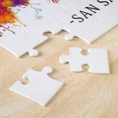 サンサルバドールエルサルバドルスカイライン ジグソーパズル (側面)