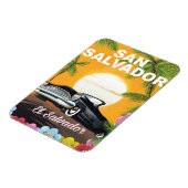 サンサルバドールヴィンテージ旅行ポスター マグネット (左側)