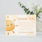 サンサンサンシャインサンキューカードノート エンクロージャーカード (スタンド正面)