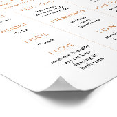 サンサンサンシャインファースト誕生日マイルストーン誕生日 ポスター (角)