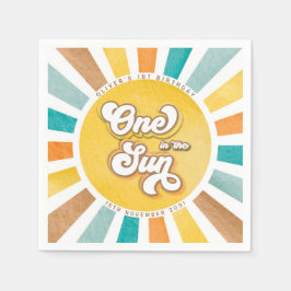 サンサンサンシャインボーイの1st誕生日パーティー スタンダードカクテルナプキン