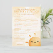 サンサンサンシャイン子供部屋ライムベビーシャワーゲーム 招待状 (スタンド正面)