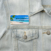 サンサンド&サーフトロピカルビーチ誕生日 名札 (インサイチュ)