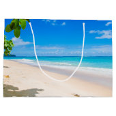 サンサンド&サーフトロピカルビーチ ラージペーパーバッグ (裏面)