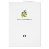 サンザシの木のブルー保バー空白のド (裏面)