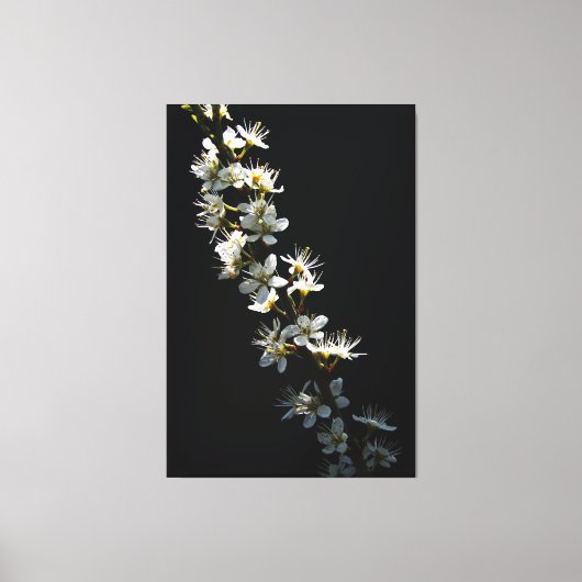サンザシの花40x60 (100x150cm)ワcnm キャンバスプリント (正面)