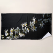 サンザシの花btcnm ビーチタオル (正面)