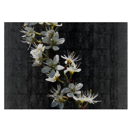 サンザシの花cbcnm カッティングボード (正面)
