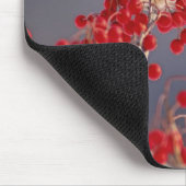 サンザシの雌の北（鳥）ショウジョウコウカンチョウ マウスパッド (コーナー)