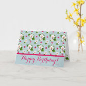 サンザシ花 カード (黄色い花)