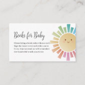 サンシャイカラフルン赤ちゃんシャワーベビー本 エンクロージャーカード (正面)