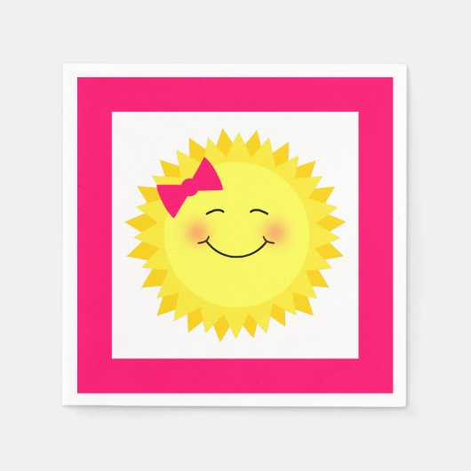 サンシャイガーリーンパーティー スタンダードカクテルナプキン (正面)