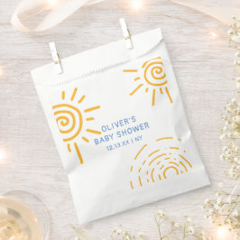 サンシャイモダンンベビーシャワーのレトロ線 フェイバーバッグ