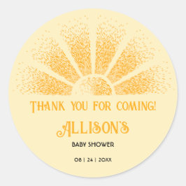 サンシャインありがとう ラウンドシール