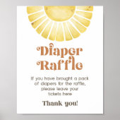 サンシャインおむつラッフルゲームボホレトロサンサイン ポスター (正面)