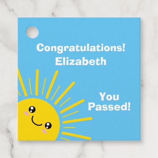 サンシャインおめでとう フェイバータグ (正面)