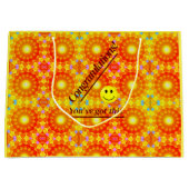 サンシャインおもしろいお祝い ラージペーパーバッグ (正面)