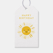 サンシャインが誕生日パーティーを開く ギフトタグ (正面)